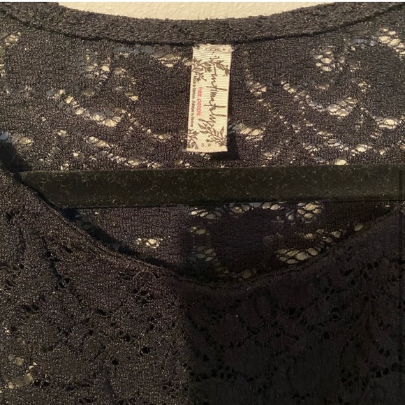 Free People black lace tank - Picture 3 of 6